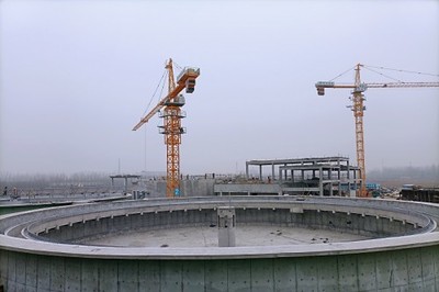 建設(shè)綠色中國 德州陵城區(qū)第二污水廠擴(kuò)建項目主體結(jié)構(gòu)順利完工